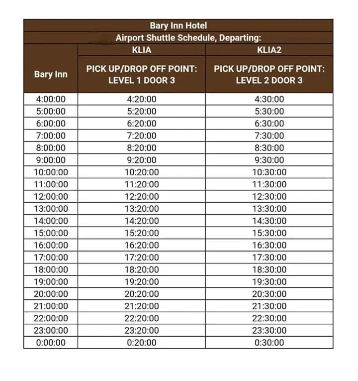 Bary Inn, Klia & Klia2 - 24 Hours Free Airport Pick-Up Sepang Exterior photo